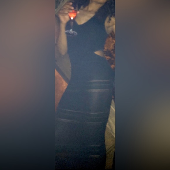 Torn by Ronny Kobo V-Neck Dress with Back Cutout - Picture 7 of 8